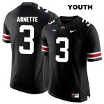 Youth NCAA Ohio State Buckeyes Damon Arnette #3 College Stitched Authentic Nike White Number Black Football Jersey RO20W53XO